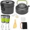 Outdoor Camp Cookware Set for 1-3 People
