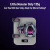 Kingdom Micro Monster Baitcasting Reel 7.1:1/8.1:1 8+1BB 4Kg Max Drag Shallow Spool