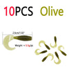 Bimoo Mini Soft Grub 10/20/50Pcs