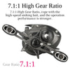 Tsurinoya DARK WOLF ULTRA PRO BFS Baitcasting Reel 134g 4.6g Shallow Spool 7.1:1 10+1BB 4Kg Max Drag