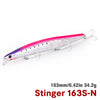 Tsurinoya STINGER 163S Sinking Saltwater Jerkbait Minnow 163mm 34.2g