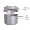 Boundless Voyage Titanium Pot Set with Folding Handles