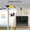 8-in-1 Wireless Outdoor Weather Station with WiFi Sync