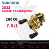 Shimano CALCUTTA CONQUEST (2021/2022) Baitcast Reel 13+1BB Max Drag 6KG