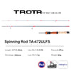 PureLure TROTA BFS Casting/Spinning Rod UL FAST 3PC 1.40m 1.53m