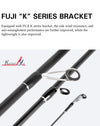 Tsurinoya SPIRIT FOX Spinning Rod 2.08m 2.28m 2.44m FAST 2PC