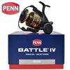 NEW PENN BATTLE 4 Spinning reel 3000-8000 Fishing Reel 5+1 BB With Full Metal Body Pre-Load Spinning Reel CNC Handle