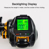 Digital Line Counting Baitcasting Reel 7.2:1 Ratio 5+1BB WITH Bite Alarm