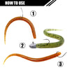 Spinpoler 14cm/4g 10Pcs Soft Plastic Worm Bait