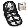 10/20 Piece Stainless Steel Outdoor Cutlery Set