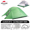 Naturehike Cloud Up 1-3 Person Ultralight Waterproof 4 Season Camping Tent