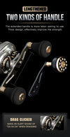 Seasir Megacuda Baitcasting Reel Max Drag 15KG 6.5:1 11+1BB