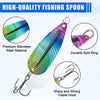 5pcs Luminous Spoon Lure Set