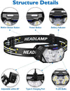 9 Light LED Headlamp