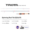 PureLure TROTA BFS Casting/Spinning Rod UL FAST 3PC 1.40m 1.53m