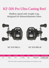 Tsurinoya DARK WOLF ULTRA PRO BFS Baitcasting Reel 134g 4.6g Shallow Spool 7.1:1 10+1BB 4Kg Max Drag