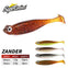 Supercontinent Zander Shad T-tail Soft Lure 5cm/7cm 8-12PCS