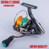 Lurekiller New Arrival Carbon Body Spinning Reel Egi Reel Sephia LT2500S/3000S/2500S-DH/3000S-DH 5.2:1 8+1BB Ultra Light Reel