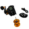 Digital Line Counting Baitcasting Reel 7.2:1 Ratio 5+1BB WITH Bite Alarm
