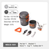 Widesea Portable Camping Stove & Cookware Set 1.3L Pot 440ML