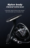 Seasir Stream Spinning Reel 139g Ultralight Carbon 6Kg Max Drag 5+1BB 5.4:1