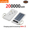 VIVO 200000mAh Large Capacity 4In1 Solar Power Bank
