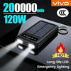 VIVO 200000mAh Large Capacity 4In1 Solar Power Bank