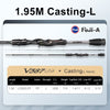 Histar V587 Spinning/Casting Crossline Rod 2PC FAST 1.95m-2.59m