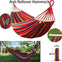Portable Anti Rollover Canvas Single/Double Hammock with Carry Bag