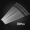 10/20/30/50/100Pcs Reusable Stainless Steel BBQ Skewers