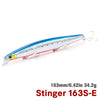 Tsurinoya STINGER 163S Sinking Saltwater Jerkbait Minnow 163mm 34.2g
