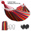 Thickened Durable Fabric Canvas Hammock Single Person