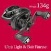 Tsurinoya DARK WOLF ULTRA PRO BFS Baitcasting Reel 134g 4.6g Shallow Spool 7.1:1 10+1BB 4Kg Max Drag