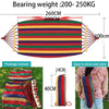 Portable Anti Rollover Canvas Single/Double Hammock with Carry Bag