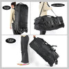 80L Rolling Duffle Bag with Wheels 31" Heavy-Duty 80L