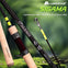 BSF Ultralight Carbon Rods MF Action Spinning Casting Fishing Rods 2 section UL L power Travel Rod