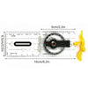 Multifunctional Ruler Compass with Lanyard