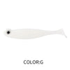 Supercontinent Zander Shad T-tail Soft Lure 5cm/7cm 8-12PCS