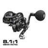 Piscifun Alijoz 300 Low Profile Baitcasting Reel 33LB Max Drag 8+1BB 8.1:1/6.6:1