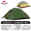 Naturehike Cloud Up 1-3 Person Ultralight Waterproof 4 Season Camping Tent