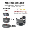 PACOONE 8PC Camping Cookware Set