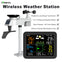 7-in-1 HD Color Screen Indoor/Outdoor All-in-One Wireless Weather Station