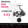 DAIWA 2025 CALDIA LT Fishing Reel Spinning Reel For Freshwater 6+1BB Drag 5-12kg AIRDRIVE DESIGN MONOCOQUE BODY