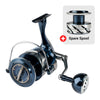 Noeby INFINITE SW Spinning Reel 18-45lb Drag 5.2:1/4.3:1 8+1BB