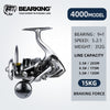 BearKing Assassin Spinning Reel 9+1BB 4.7:1/5.2:1 Max Drag 10-20KG Max Drag