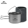 Naturehike Titanium Cup Pot 650ML 900ML