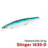 Tsurinoya STINGER 163S Sinking Saltwater Jerkbait Minnow 163mm 34.2g
