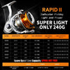 SeaKnight RAPID2 / RAPID2X Spinning Reel 6.2:1/4.7:1 10+1BB 8-15Kg Max Drag