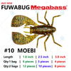 Megabass FUWABUG Soft Creature Lure 4-6pcs 1.8/2.5/3.8 IN