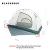 BLACKDEER Warbler 1-Person Lightweight Trekking Tent